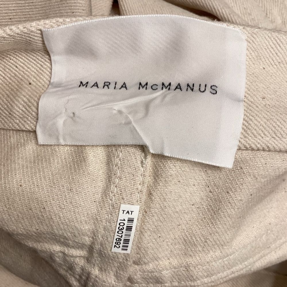 Maria McManus‎ A-Line Wrap Skirt Cream/Beige Women’s Size 0 - Picture 8 of 9
